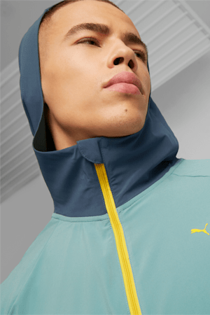 Survêtement de course tissé PUMA x First Mile Homme, Dark Night-Adriatic, extralarge